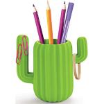 MUSTARD - Cactus Desktop Organizer I Schreibtisch Stiftebehälter I Schreibtischköcher I magnetische Zweige für Büroklammern I Behälter für Stifte I Büro I Stifteablage I Stifteköcher I Kaktus - Grün