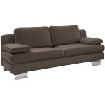 Braune Musterring Zweisitzer-Sofas aus Chrom Breite 150-200cm, Höhe 150-200cm, Tiefe 50-100cm 2 Personen 