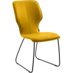 Gelbe Musterring Esszimmerstühle & Küchenstühle aus Leder Breite 0-50cm, Höhe 0-50cm, Tiefe 0-50cm 