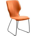 Orange Musterring Esszimmerstühle & Küchenstühle aus Leder Breite 0-50cm, Höhe 0-50cm, Tiefe 0-50cm 