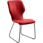Rote Musterring Esszimmerstühle & Küchenstühle aus Leder Breite 0-50cm, Höhe 0-50cm, Tiefe 0-50cm 