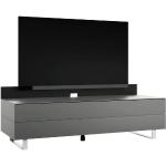 Graue Musterring TV-Lowboards & Fernsehtische aus Metall Breite 100-150cm, Höhe 100-150cm, Tiefe 0-50cm 