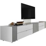 Weiße Musterring TV-Lowboards & Fernsehtische lackiert aus Metall Breite 300-350cm, Höhe 300-350cm, Tiefe 0-50cm 