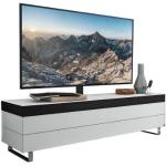 Weiße Musterring TV-Lowboards & Fernsehtische matt aus Glas Breite 150-200cm, Höhe 150-200cm, Tiefe 0-50cm 