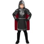 Dunkelgraue König-Kostüme mit Schulterpolstern für Kinder 