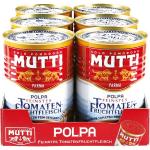 Mutti Polpa Feinstes Tomatenfruchtfleisch gehackt 400 g, 6er Pack
