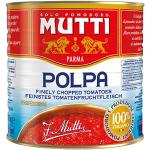 Mutti Polpa Fine Tomatenfruchtfleisch, Fein Gehackt, 1er Pack (1 x 2.5 kg)