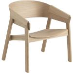 Hellbraune Skandinavische Muuto Cover Loungestühle aus Massivholz mit Armlehne Breite 50-100cm, Höhe 50-100cm, Tiefe 50-100cm 