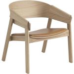 Braune Muuto Cover Loungestühle aus Massivholz mit Armlehne Breite 50-100cm, Höhe 50-100cm, Tiefe 50-100cm 