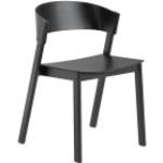 Schwarze Muuto Cover Designer Stühle lackiert stapelbar 