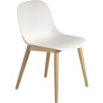 Weiße Skandinavische Muuto Fiber Designer Stühle lackiert Höhe 50-100cm, Tiefe 0-50cm 
