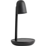 Schwarze Moderne Runde Designer Tischlampen aus Holz GU10 