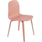 Rosa Moderne Muuto Visu Eichenstühle aus Holz Breite 0-50cm, Höhe 0-50cm, Tiefe 0-50cm 