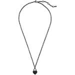 MVMT Halskette für Damen Kollektion HEARTLOCK NECKLACE Schwarz - 28200193