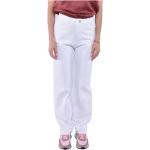 Weiße Loose Fit Baggy Jeans & Loose Fit Jeans aus Baumwolle für Damen Größe S 
