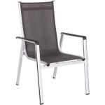 Hellgraue MwH Elements Gartenstühle Metall aus Aluminium rostfrei Breite 50-100cm, Höhe 50-100cm, Tiefe 50-100cm 
