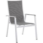 Reduzierte Weiße MwH Futosa Gartenstühle Metall aus Aluminium gepolstert Breite 50-100cm, Höhe 50-100cm, Tiefe 50-100cm 