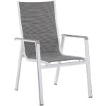 Reduzierte Weiße MwH Futosa Gartenstühle Metall aus Polyrattan rostfrei Breite 50-100cm, Höhe 50-100cm, Tiefe 50-100cm 