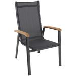 Reduzierte Dunkelgraue MwH Gartenstühle Metall aus Aluminium rostfrei Breite 50-100cm, Höhe 100-150cm, Tiefe 50-100cm 