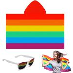 MWOOT Pride Fahne Brille, CSD Pride Outfit Accesso