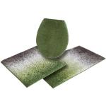 Grüne My Home Badematten & Duschvorleger aus Kunstfaser Latex 3-teilig 