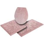 my home Badematte Jos, Höhe 22 mm, rutschhemmend beschichtet, fußbodenheizungsgeeignet-schnell trocknend, Pastell Farben rosa Badematten