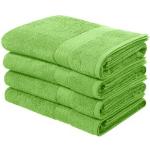 Reduzierte Grüne Unifarbene My Home Badehandtücher & Badetücher aus Baumwolle maschinenwaschbar 70x140 4-teilig 