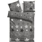 Reduzierte Graue Sterne My Home Motiv Bettwäsche aus Polyester 135x200 2-teilig 