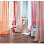 Reduzierte Cremefarbene Moderne My Home Regina Schlaufenschals & Ösenschals aus Textil transparent 