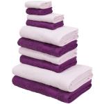 Reduzierte Fliederfarbene My Home Handtücher Sets aus Baumwolle maschinenwaschbar 30x50 10-teilig 