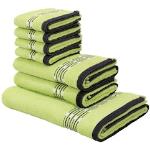 Reduzierte Grüne Moderne My Home Handtücher Sets aus Baumwolle maschinenwaschbar 