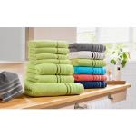 Reduzierte Aprikose Unifarbene My Home Handtücher Sets aus Baumwolle maschinenwaschbar 30x50 7-teilig 
