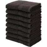 Schwarze Unifarbene My Home Handtücher Sets aus Baumwolle 