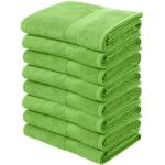 Grüne Unifarbene My Home Handtücher Sets aus Baumwolle 