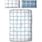 Reduzierte Blaue Karo My Home Bettwäsche Sets & Bettwäsche Garnituren aus Baumwolle 135x200 2-teilig 