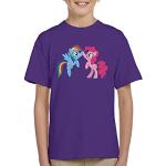 Lila Hasbro My little Pony My little Pony Kinder T-Shirts mit Pferdemotiv für Jungen 