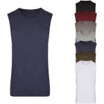Marineblaue Oeko-Tex T-Shirts aus Baumwolle für Herren Größe L 