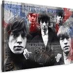 Rolling Stones Kunstdrucke handgemacht 70x100 