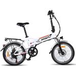 Myatu E-Bike »20 Zoll E-Bike faltbares ebike mit 36V 10.4AH und Shimano 7 Gang-Schaltung«, 7 Gang SHIMANO, Kettenschaltung, Heckmotor 250,00 W, Weiß
