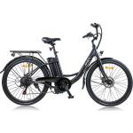 Myatu E-Bike »26 Zoll Elektrofahrrad für Damen Herren, E Citybike mit 12.5Ah Akku«, 6 Gang, Kettenschaltung, 250,00 W