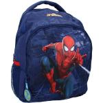 Blaue Spiderman Schulrucksäcke mit Riemchen für Kinder klein zum Schulanfang 