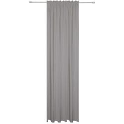 mydeco Schlaufenvorhang »Breeze«, halbtransparent, modern und leicht, grau, 135 x 300 cm - B-Ware sehr gut