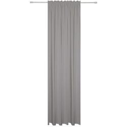 mydeco Schlaufenvorhang »Breeze«, halbtransparent, verschiedene Größen, modern und leicht, grau, 135 x 245 cm - B-Ware sehr gut