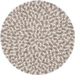 myfelt Bio Nachhaltige Runde Filzkugelteppiche 70 cm aus Wolle 