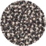 Graue myfelt Runde Filzkugelteppiche 50 cm aus Filz 