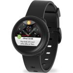 Schwarze MyKronoz Smartwatches aus Kunststoff mit Kunststoff-Uhrenglas mit Silikonarmband 