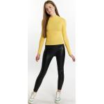 Reduzierte Gelbe Unifarbene MyMo Strickpullover für Damen Größe XS für den für den Herbst 