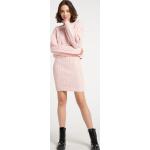 Reduzierte Rosa Unifarbene MyMo Rundhals-Ausschnitt Zopfpullover für Damen Größe XXL 