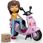 Mymy City 700016234 Mini doll with Bike, Beige, one Size