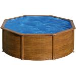 myPool Pool-Set Feeling (Durchmesser: 350 cm, Höhe: 120 cm, Holz, 11.000 l)